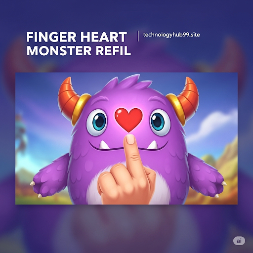 Finger Heart Monster Refil